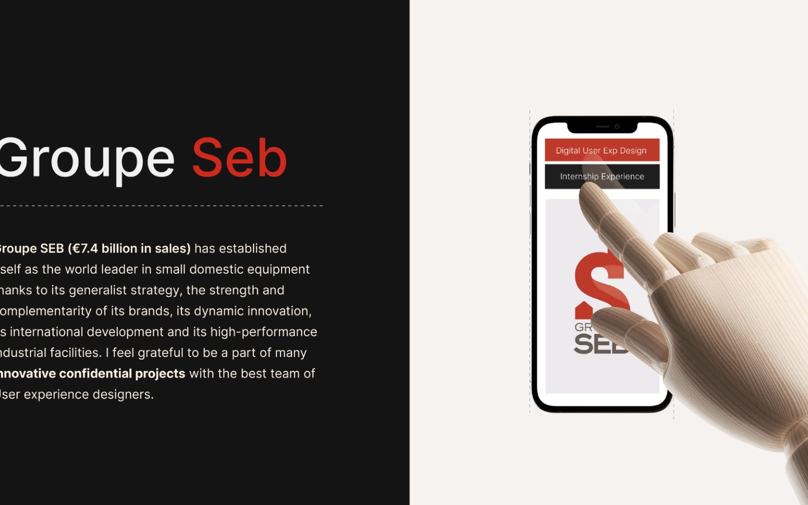 Groupe SEB digital experience — connected-product mobile concept